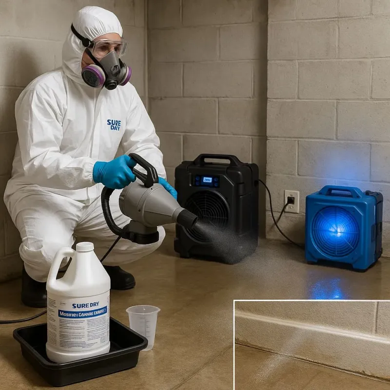 Sanitization and Odor Removal process in Dalton Gardens, ID